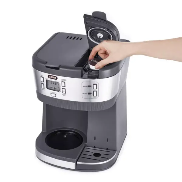 CRUX Trio  12-Cup Coffee Maker - Gray