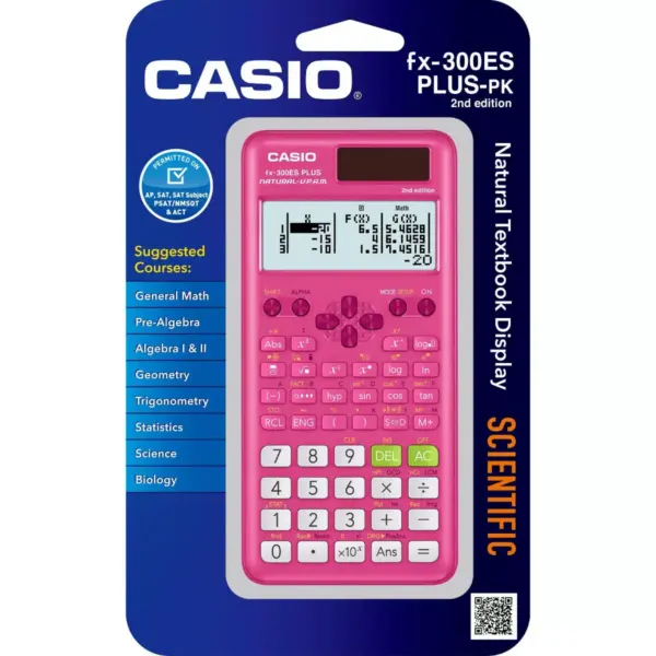 Casio FX-300 Scientific Calculator - Pink