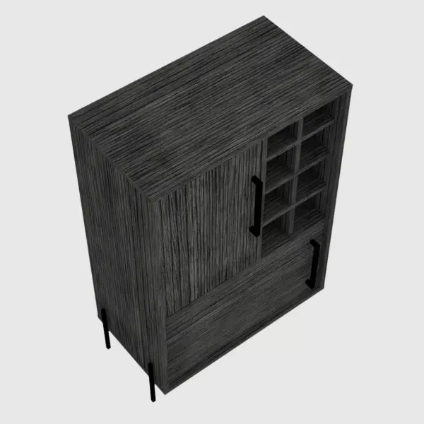 Page Bar Cabinet Smokey Oak - RST Brands