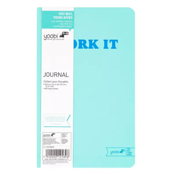 Lined College Rule Journal Blue - Yoobi™