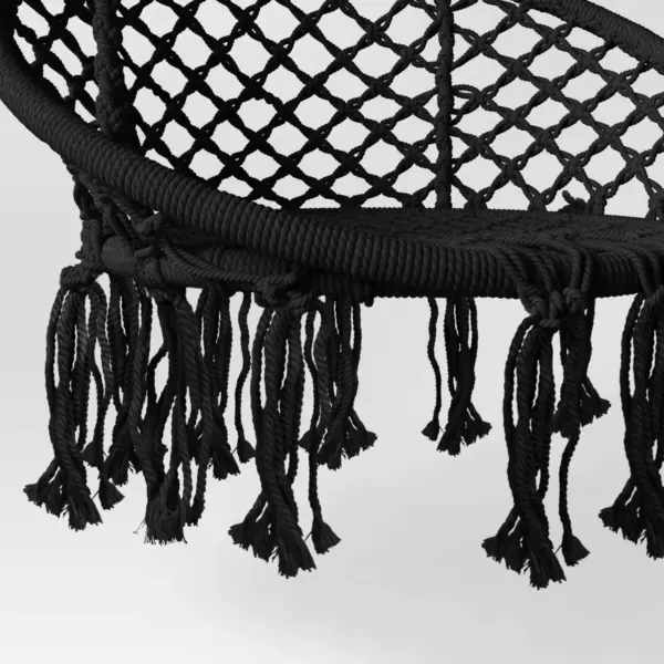 Single Hammock Rope Chair - Black - Opalhouse™