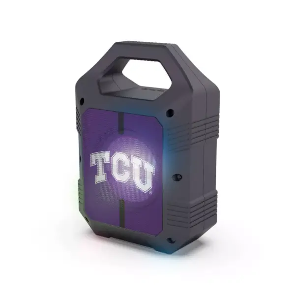 NCAA TCU Horned Frogs Bluetooth Speaker with LED Lights