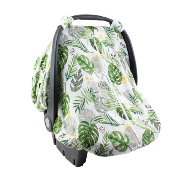 Bebe au Lait Muslin Car Seat Cover - Rainforest