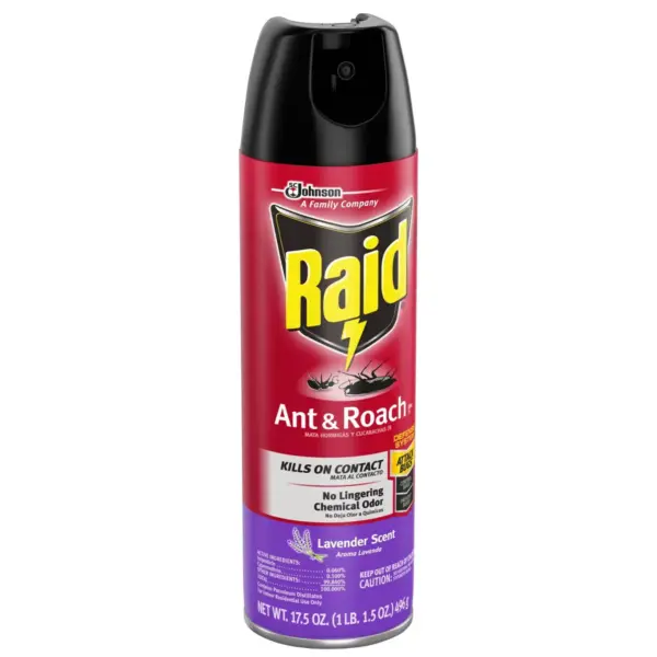 Raid Ant & Roach Killer 26 - Lavender Scent - 17.5oz