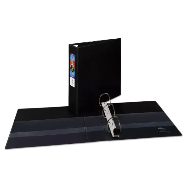 Avery Heavy-Duty Binder with One Touch EZD Rings 11 x 8 1/2 2" Capacity Black 79982