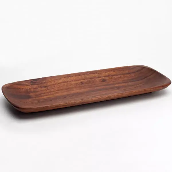 Noritake Kona Wood Accents Platter, Rectangular, 15" x 6"