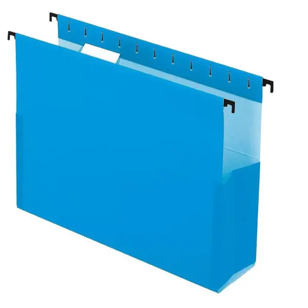 Pendaflex SureHook Reinforced Hanging Box Files 3" Exp with Sides Letter Blue 25/Box 59203