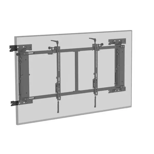 Monoprice Push-to-Pop-Out Wall Mount for 50in to 55in Screens, Max Weight 154 lbs, VESA Patterns up to 800x400 - Commercial Series