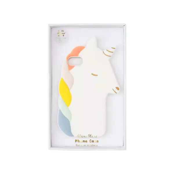 Meri Meri - Unicorn Soft Silicone Phone Case (to fit iPhone 6 7 & 8) - Electronics Cases - 1ct