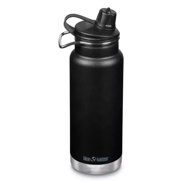 Klean Kanteen 32oz TKWide Stainless Steel Water Bottle with Chug Cap - Black