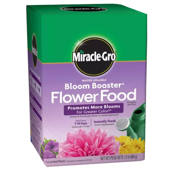 Miracle-Gro Water Soluble Bloom Booster Flower Food 1.5lb