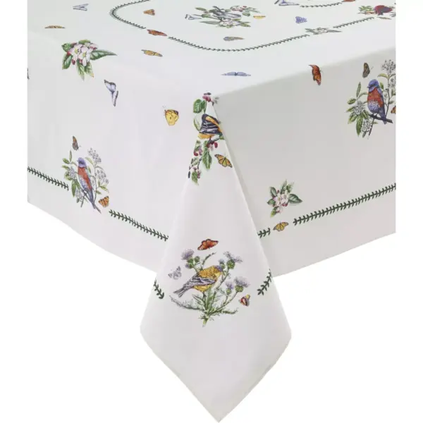 Avanti Botanic Birds 84" Tablecloth - Multicolored