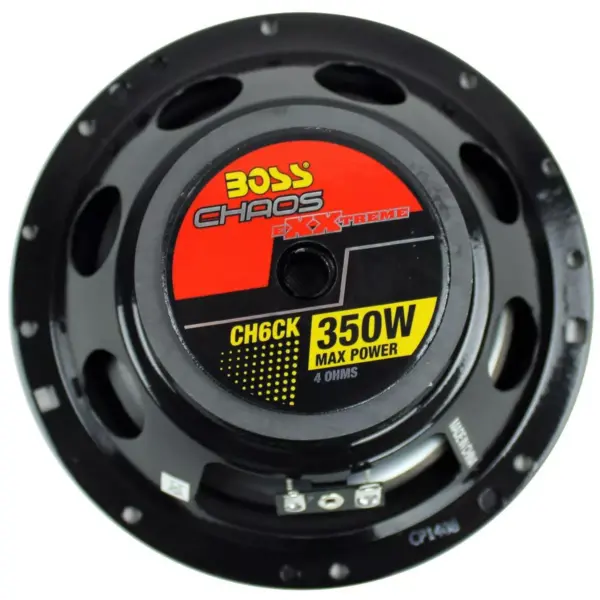 2) BOSS CH6CK 6.5" 350W Car 2 Way Component Car Audio Speakers System Red Stereo