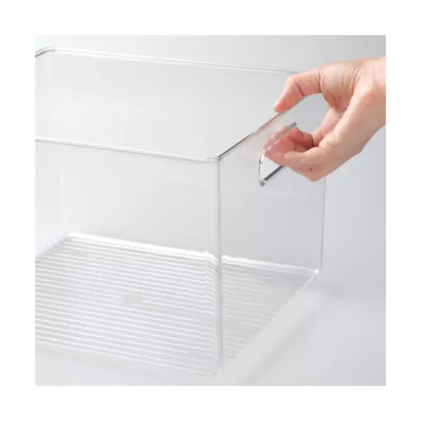 mDesign Plastic Kitchen Food Storage Organizer Bin, 4 Piece Set - Clear