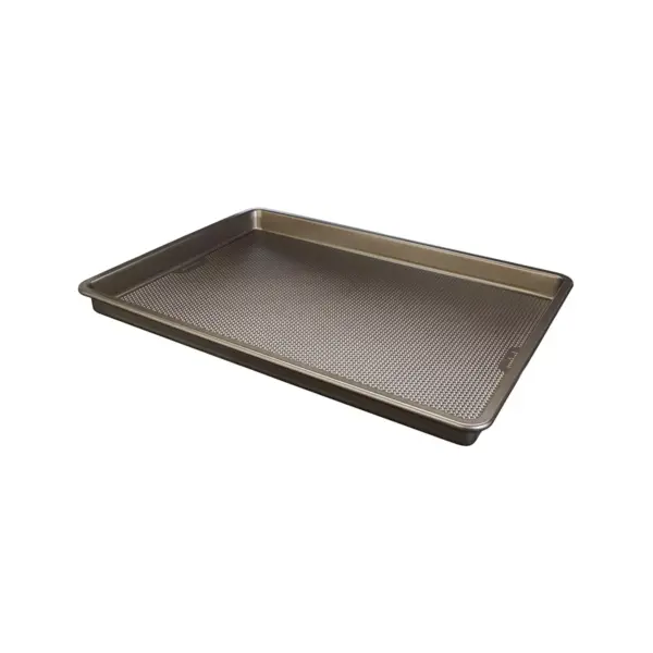 Bradshaw GoodCook B5502 17 by 11 Inch Durable Aluminized Steel Diamond Infused Nonstick Textured Coating Cookie Sheet Bakeware Pan (2 Pack)