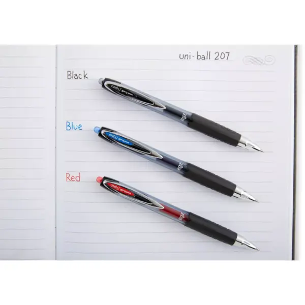 uni-ball 207 Retractable Gel Pens, Medium Point 2003896