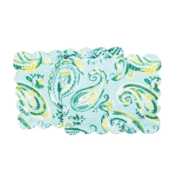 C&F Home 14" x 51" Jade Table Runner