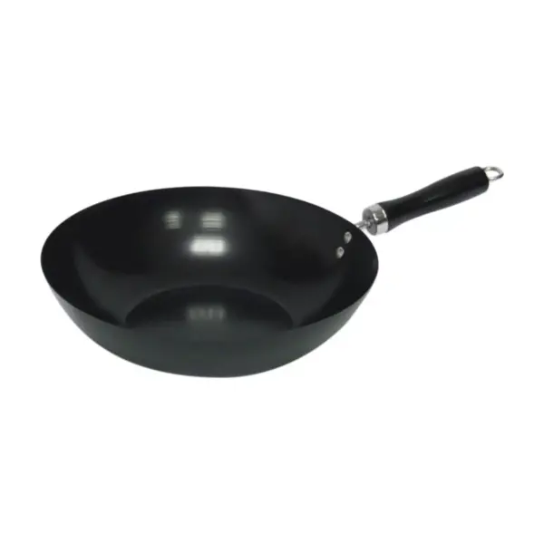 Gourmet Chef 12 Inch Non Stick Wok - Black