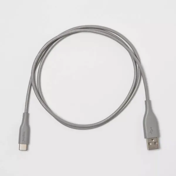 heyday™ 3' USB-C to USB-A Round Cable - Wild Dove