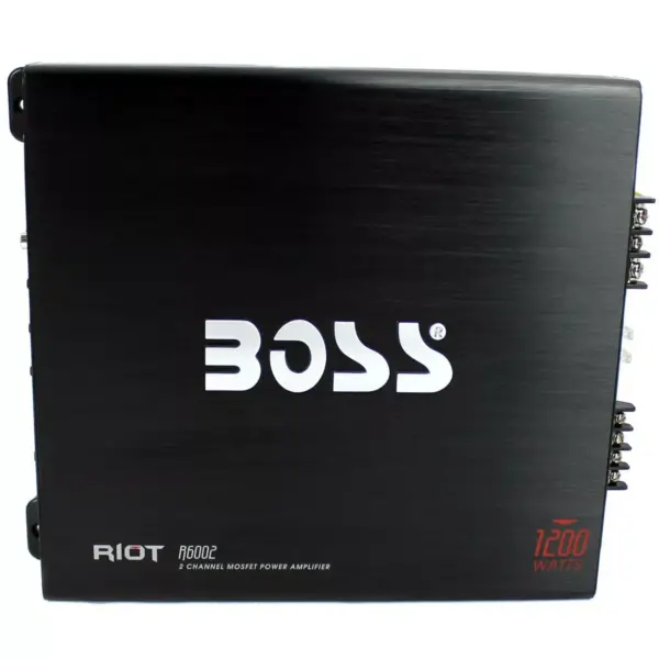 BOSS R6002 1200W 2-Channel MOSFET Power Car Audio Amplifier & Remote (3 Pack)