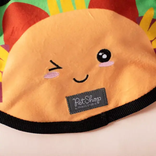 PetShop by Fringe Studio Taco Bout Some Fun Durable Plush Dog Toy