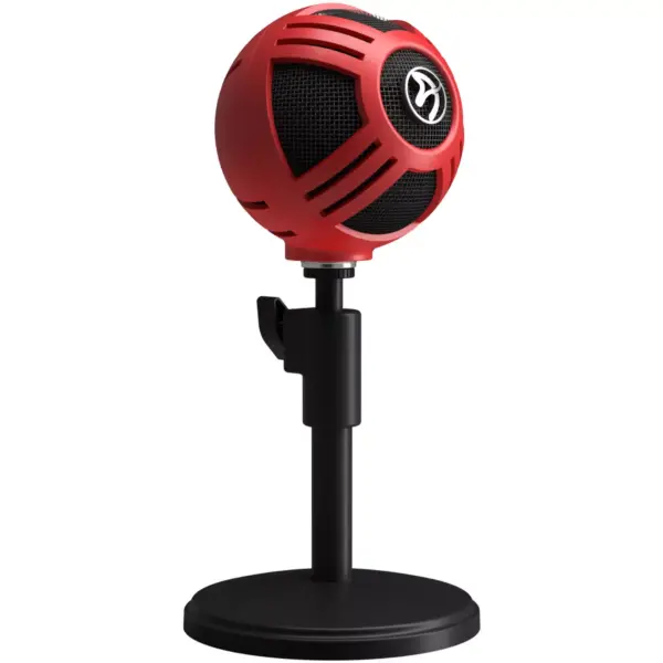 Arozzi Sfera USB Microphone for Gaming & Streaming - Red (SFERA-RED)