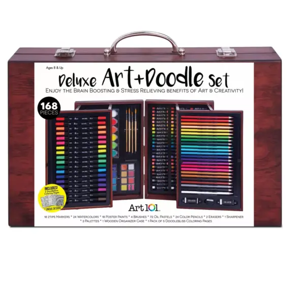 Art 101 Deluxe Art & Doodle Set 168pc