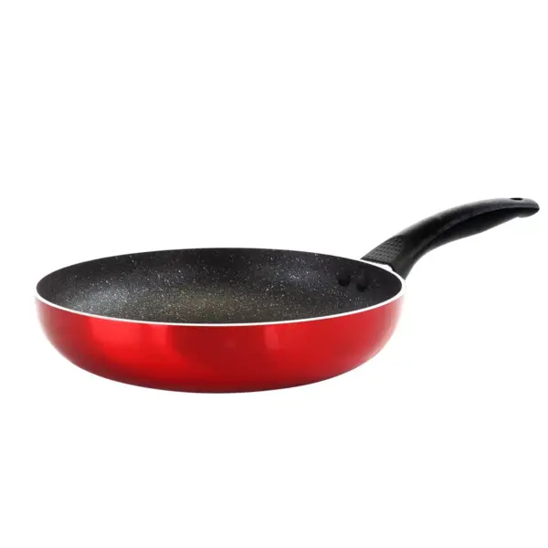 Oster Merrion 9.5 Inch Aluminum Frying Pan in Red