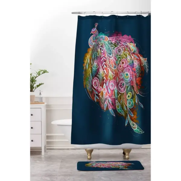 Stephanie Corfee Tail Feather Shower Curtain - Deny Designs