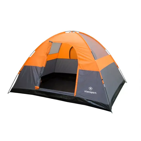 Stansport Everest 6 Person Dome Tent Orange/Gray