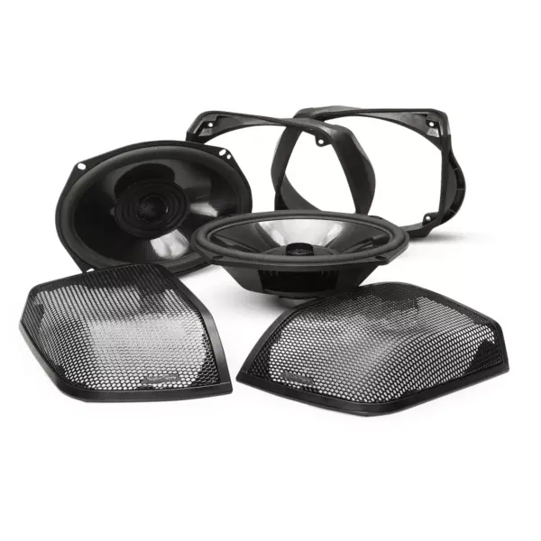 Rockford Fosgate TMS69BL14 Harley Davidson Road Glide Rear Speaker Audio Kit, 2014+ (4 Pack)