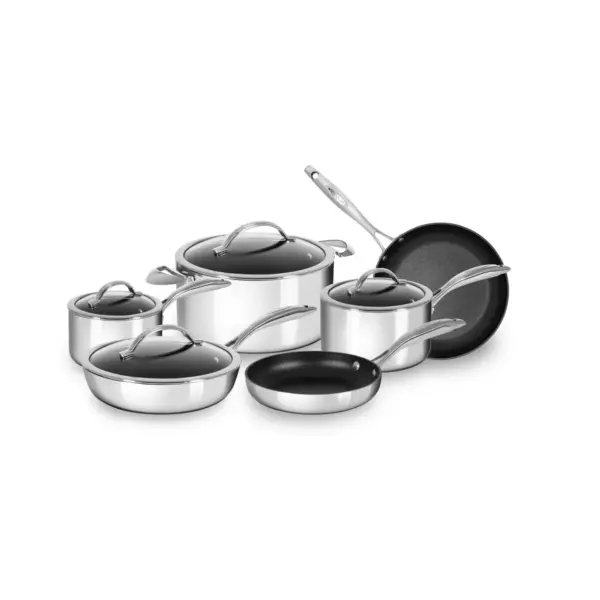 ScanPan HaptIQ Stainless Steel-Aluminum 10-Piece Cookware Set