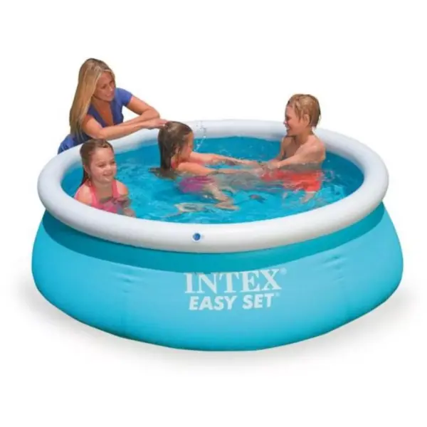 Intex 6ft x 20in Easy Set Inflatable Outdoor Kids Swimming Pool