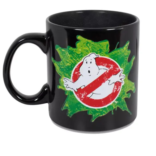 Just Funky Ghostbusters Logo Ectoplasm Heat-Changing Ceramic Coffee Mug | Holds 20 Ounces