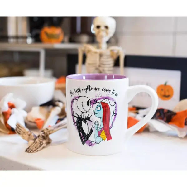 Silver Buffalo The Nightmare Before Christmas "Best Nightmare" Ceramic Mug | Holds 14 Ounces