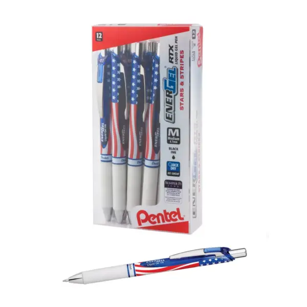 Pentel Stars & Stripes Edition EnerGel RTX BL77USA-A