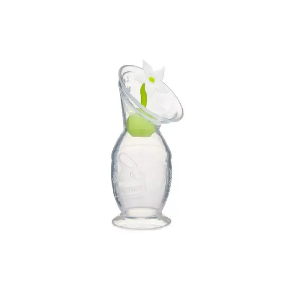 Haakaa Breast Pump with Suction Base and White Flower Stopper - 5oz