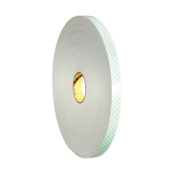 3M 4008 Double Sided Foam Tape 1" x 5 yds. 1/8" Natural 1/Case T9554008R