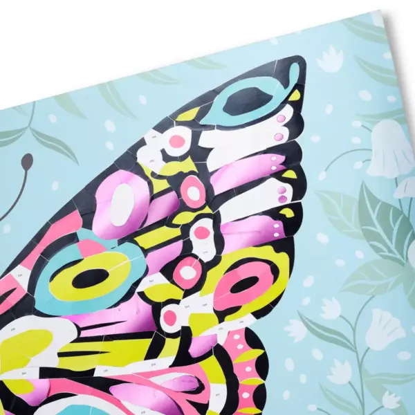 Sticker-By-Number Poster Butterfly - Mondo Llama™