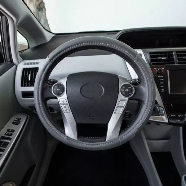 Pilot Automotive Steering Wheel Cover with Microban Technology Silverstone