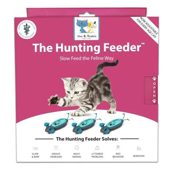 Ethical Pet Doc. & Phoebe Cat Treat Toy the Indoor Hunting Feeder - 3ct