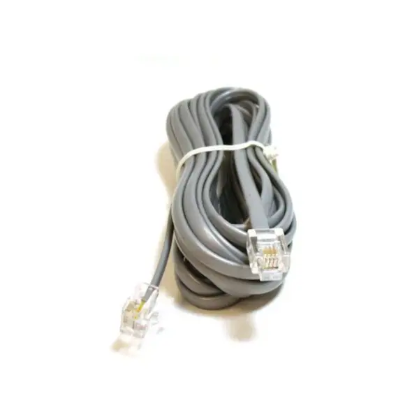 Monoprice Landline Telephone Cable - 14 Feet - RJ11(6P4C) Reverse for Voice