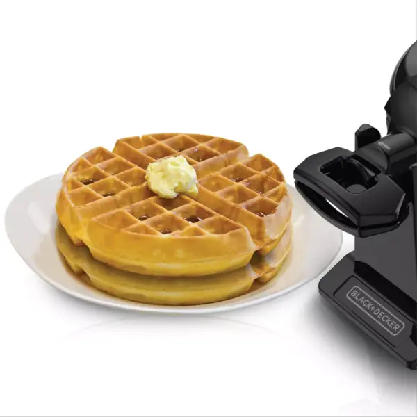 BLACK+DECKER Rotating Waffle Maker - Black WMD200B