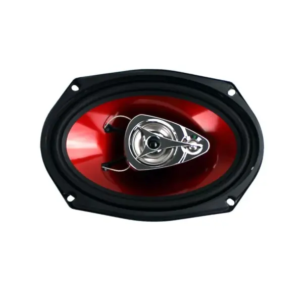 BOSS CH6930 6x9" 400W 3-Way Car Coaxial Audio Stereo Speakers Red