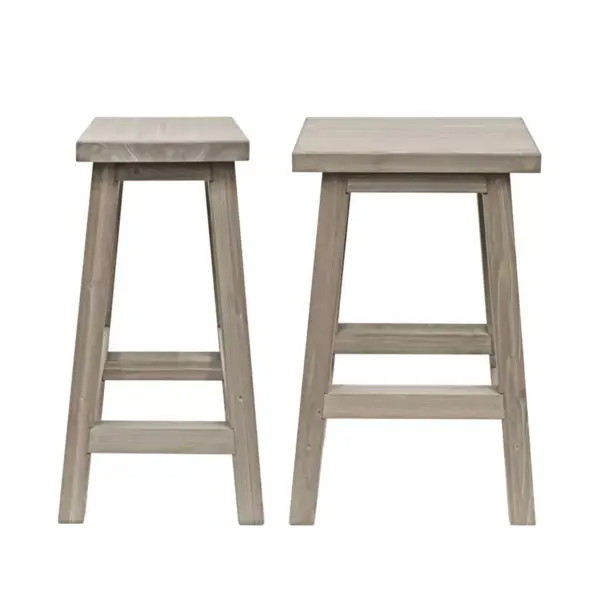 Madison 2pk Outdoor Barstools - Gray - Yardistry