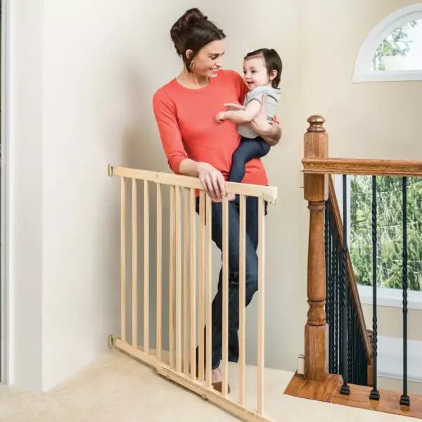 Evenflo Top-of-Stair Extra Tall Wood Gate