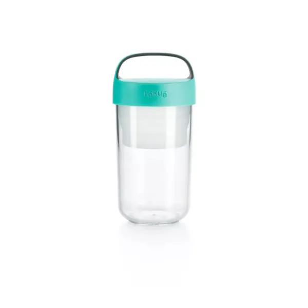 Lekue 20oz To Go Jar - Turquoise