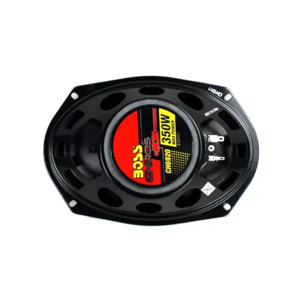 BOSS Chaos CH6920 6x9" 2-Way 350W Car Coaxial Audio Speakers Stereo Red