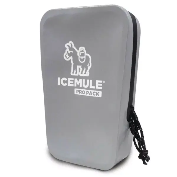 IceMule 1310 Pro Pack Strong and Durable Outdoor Water Resistant Travel Sized Camping Accessory Storage Pouch and Dry Bag, Grey