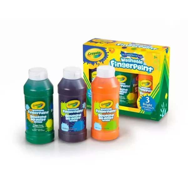 Crayola 3ct Washable Fingerpaints